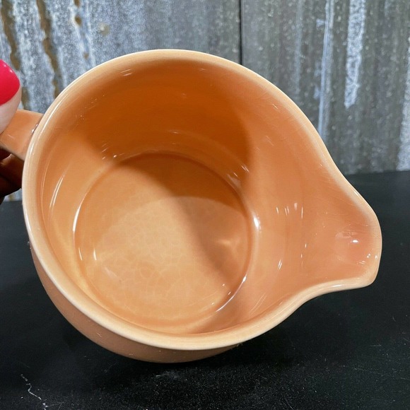 Vintage Nancy Calhoun Light Peach Japan Discontinued Gravy Bowl Dinnerware 80s - Picture 5 of 8